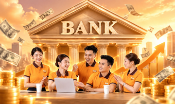 Ngân hàng có vợ chồng tỷ phú Phạm Nhật Vượng nắm gần 10% vốn tăng mạnh thu nhập nhân viên