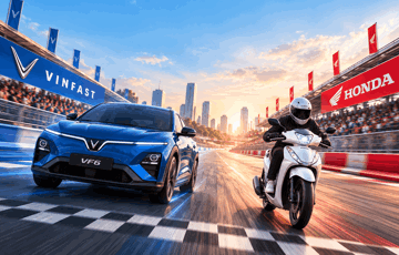 Bất ngờ đường đua doanh số: VinFast tăng tốc với ô tô điện