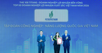 Petrovietnam lần thứ 7 dẫn đầu Top 500 doanh nghiệp lợi nhuận tốt nhất Việt Nam