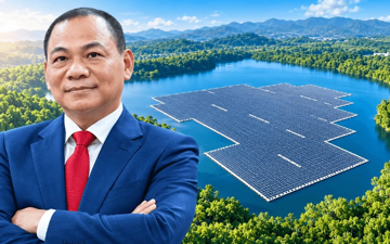 Công ty của tỷ phú Phạm Nhật Vượng sắp biến hơn 1.050ha mặt hồ thủy điện thành nhà máy điện mặt trời nổi