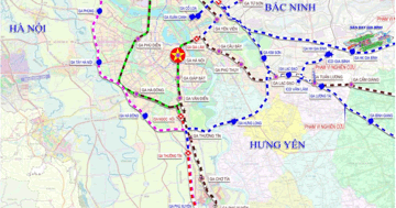 Quy hoạch tuyến đường sắt vành đai Hà Nội gần 50km