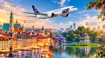 6 tháng tới, sẽ có thêm đường bay thẳng từ nơi được mệnh danh là 'Paris của phương Bắc' đến Việt Nam