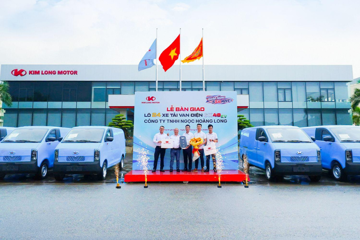 Lô 24 xe tải van điện GK48-EV đầu quân cho dịch vụ đô thị tại Đà Nẵng