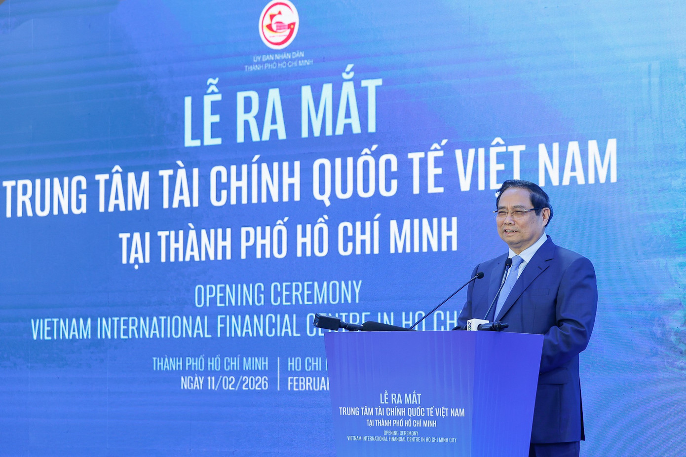 Thủ tướng Phạm Minh Chính phát biểu chỉ đạo tại buổi lễ. Ảnh: Nhật Bắc/VGP. img0047-17707805219191356539073.jpg