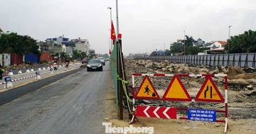 Lập rào chắn công trường hầm chui hơn 700 tỷ ở Hải Phòng ngày Tết