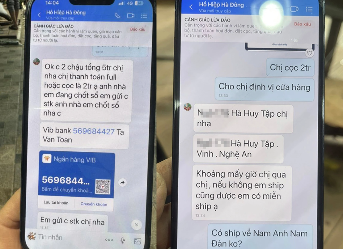 Kẻ xấu lập Zalo mang tên cửa hàng hoa để lừa đảo (Ảnh chụp sau khi tài khoản này đã đổi tên). 1.png
