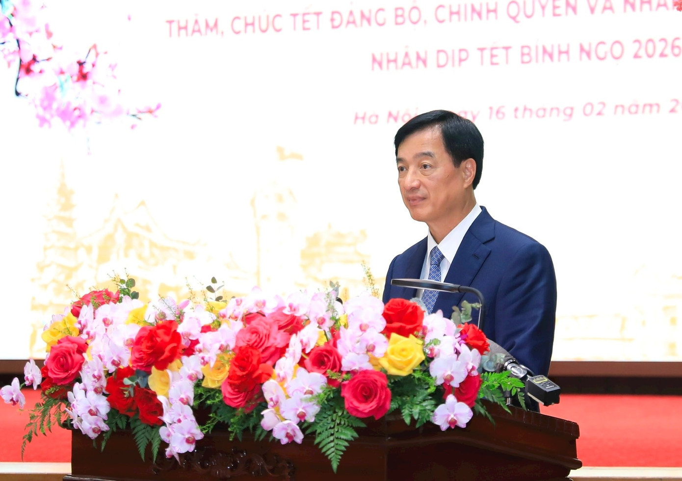 Bí thư Thành ủy Hà Nội Nguyễn Duy Ngọc phát biểu. Ảnh: <a style='text-decoration: none;' href='/HNM'>HNM</a>. 162-tbt5.jpg