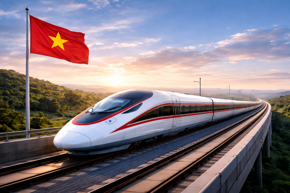 Đường sắt tốc độ cao Bắc - Nam. Ảnh minh họa Đường sắt tốc độ cao Bắc - Nam. Ảnh minh họa
