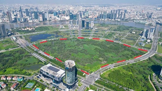 Đô thị giàu có của Việt Nam sắp có trung tâm hành chính mới: Khối nhà hình kỷ hà tối đa 30 tầng, quy mô gần 8ha- Ảnh 1. Đô thị giàu có của Việt Nam sắp có trung tâm hành chính mới: Khối nhà hình kỷ hà tối đa 30 tầng, quy mô gần 8ha- Ảnh 1.