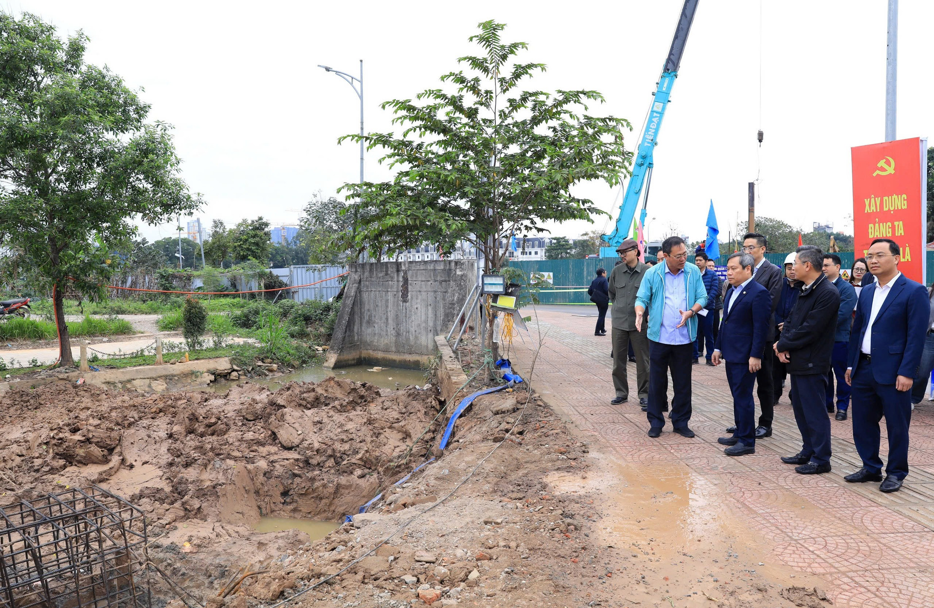 Hình ảnh tại buổi kiểm tra. Nguồn ảnh: UBND TP. Hà Nội Hình ảnh tại buổi kiểm tra. Nguồn ảnh: UBND TP. Hà Nội