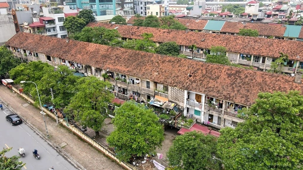 Sắp phá dỡ khu tập thể 50 năm tuổi giữa lòng Thủ đô- Ảnh 2. Sắp phá dỡ khu tập thể 50 năm tuổi giữa lòng Thủ đô- Ảnh 2.
