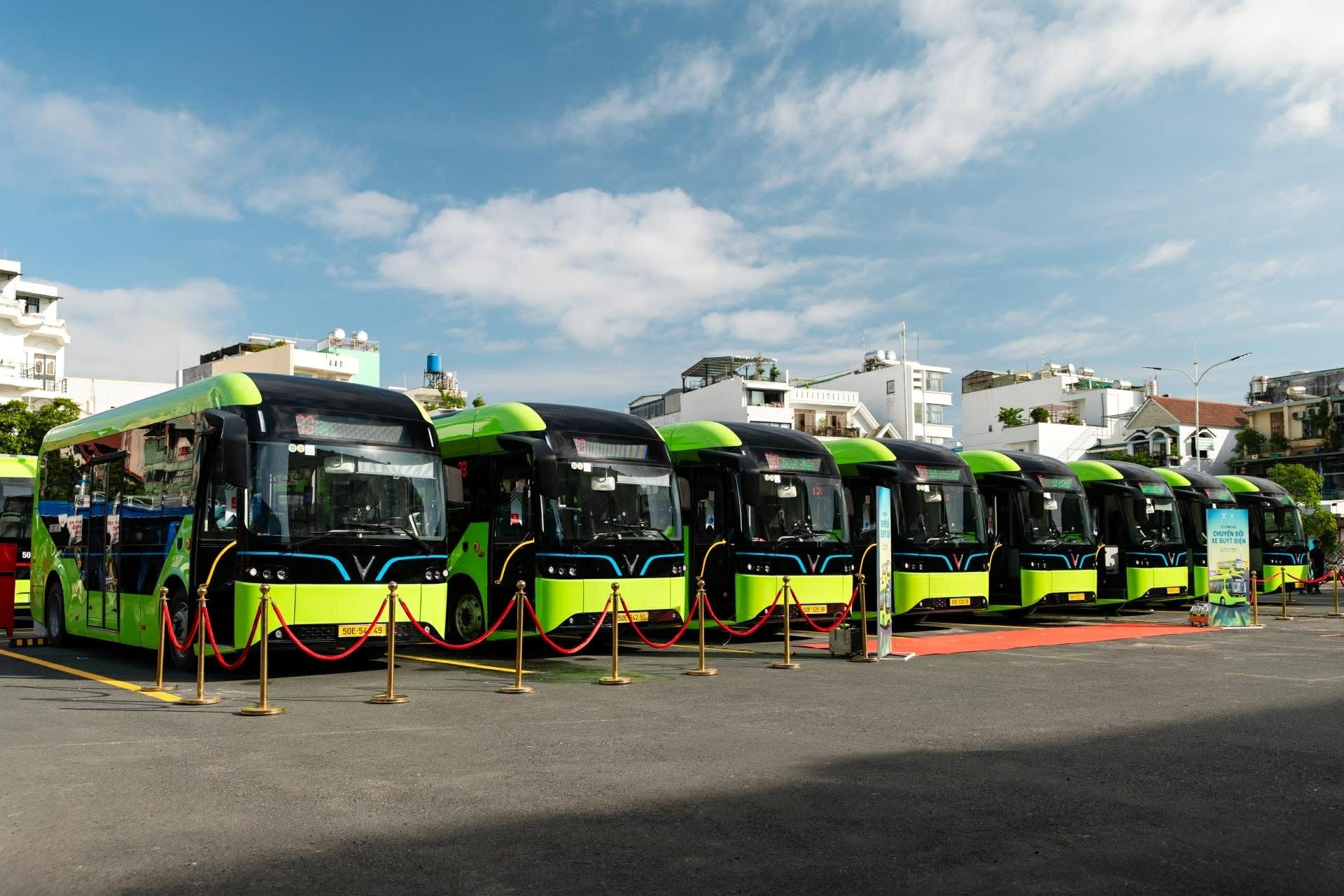 TP. HCM sẽ có thêm 9 tuyến xe buýt điện do Vinbus vận hành. Ảnh minh họa