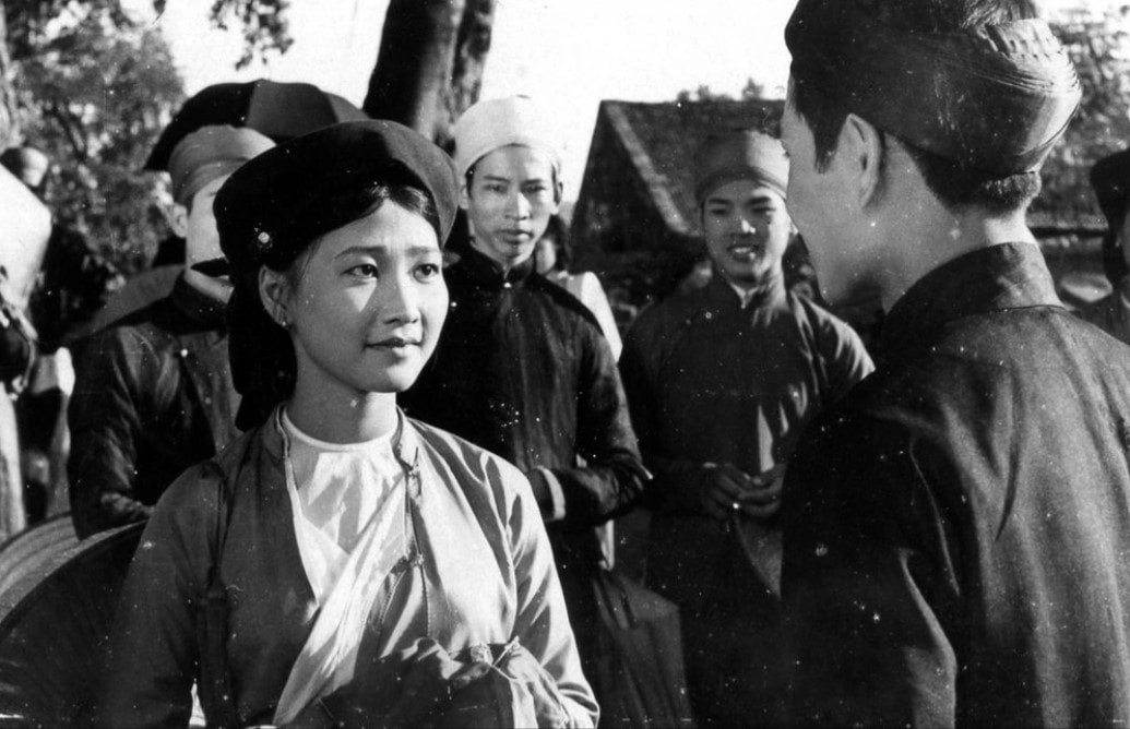 Diễn viên Như Quỳnh và diễn viên Vũ Tự Lẫm trong cảnh phim