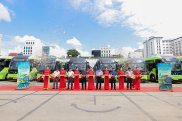 VinBus vừa đưa thêm 169 xe buýt điện vào vận hành