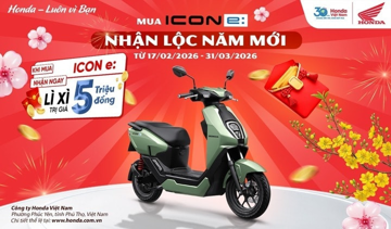 Bất ngờ lớn sau Tết: Mua mẫu xe điện không cần bằng A1 của Honda nhận ngay 5 triệu lì xì tiền mặt