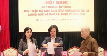 Hà Nội thông qua danh sách giới thiệu nhân sự ứng cử đại biểu Quốc hội, có 2 người tự ứng cử