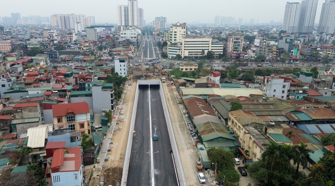 Hà Nội sắp vận hành hầm chui thứ 2 trăm tỷ đi dưới đường sắt- Ảnh 1. Hà Nội sắp vận hành hầm chui thứ 2 trăm tỷ đi dưới đường sắt- Ảnh 1.