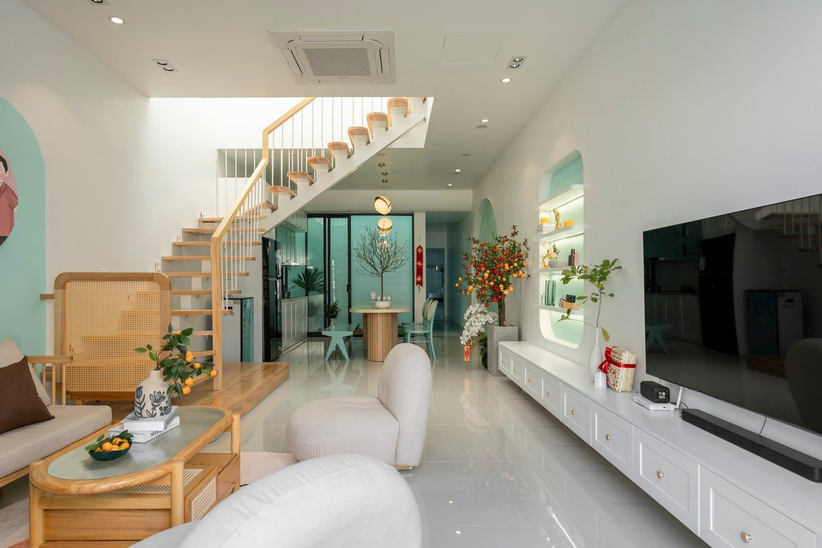 Hơi thở đương đại trong căn nhà nhỏ giữa làng quê- Ảnh 3. Hơi thở đương đại trong căn nhà nhỏ giữa làng quê- Ảnh 3.
