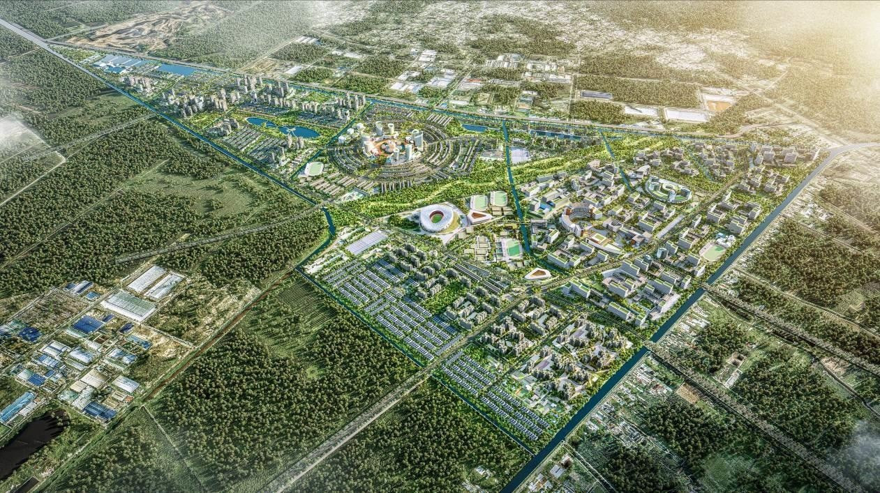 Sắp khởi công khu đô thị đại học quốc tế 59.000 tỷ có bóng dáng Vingroup: Quy mô 135.000 người, tại siêu đô thị giàu có của Việt Nam - Ảnh 1. Sắp khởi công khu đô thị đại học quốc tế 59.000 tỷ có bóng dáng Vingroup: Quy mô 135.000 người, tại siêu đô thị giàu có của Việt Nam - Ảnh 1.