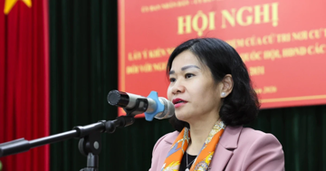 Cử tri nơi cư trú thống nhất giới thiệu bà Nguyễn Thị Tuyến ứng cử đại biểu Quốc hội