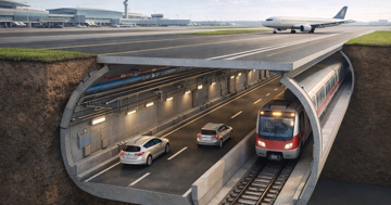 Hầm ngầm xuyên sân bay 10.000 tỷ đầu tiên của Việt Nam chưa thể khởi công trong năm 2026
