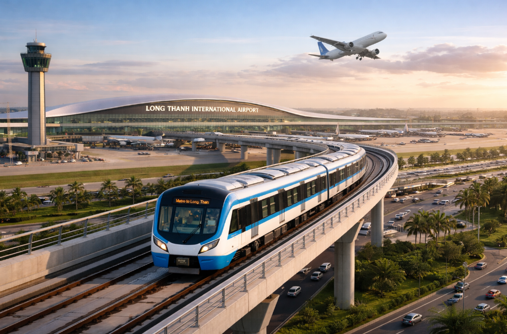 Dự án kéo dài tuyến Metro Bến Thành - Suối Tiên đến Trung tâm hành chính tỉnh và sân bay Long Thành. Ảnh minh họa Dự án kéo dài tuyến Metro Bến Thành - Suối Tiên đến Trung tâm hành chính tỉnh và sân bay Long Thành. Ảnh minh họa
