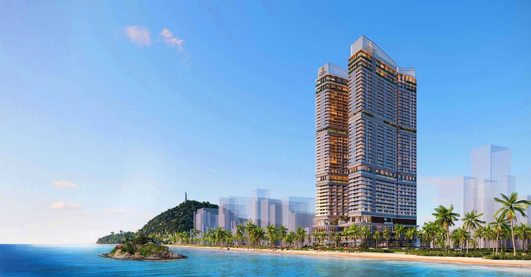 TP giàu nhất Việt Nam sắp có thêm 2 tòa tháp chọc trời: Tọa lạc trên trục di sản, sở hữu 143 trụ điêu khắc hướng biển- Ảnh 4. TP giàu nhất Việt Nam sắp có thêm 2 tòa tháp chọc trời: Tọa lạc trên trục di sản, sở hữu 143 trụ điêu khắc hướng biển- Ảnh 4.
