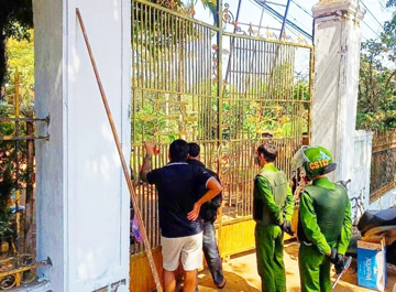 Truy tố cặp vợ chồng khóa cửa, nhốt cán bộ công an