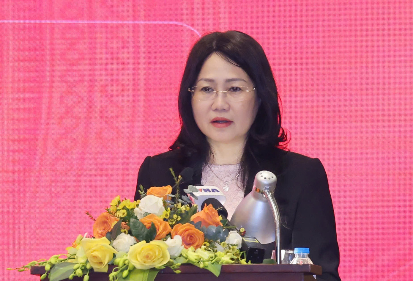 Thứ trưởng Thường trực Bộ Văn hóa, Thể thao và Du lịch Lâm Thị Phương Thanh phát biểu. 62bc.jpg