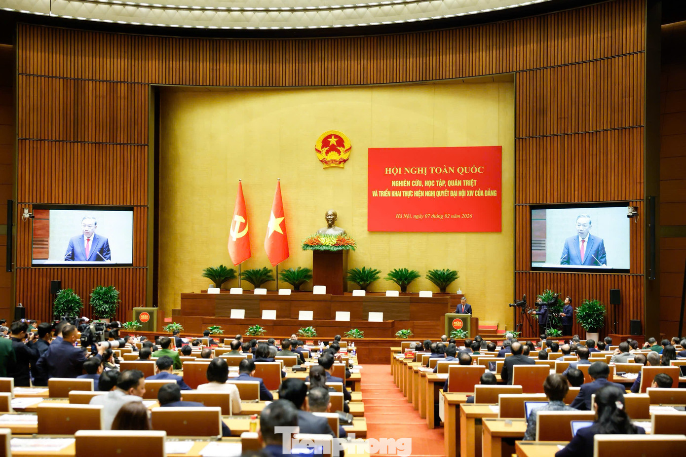 Quang cảnh hội nghị. (Ảnh: Như Ý) tp-72hn202.jpg