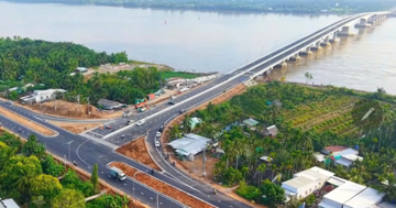3 tháng nữa, chính thức thông xe cầu vượt sông 4.000 tỷ xóa bỏ toàn bộ các bến phà lâu đời, nối thông 2 tỉnh thành miền Tây