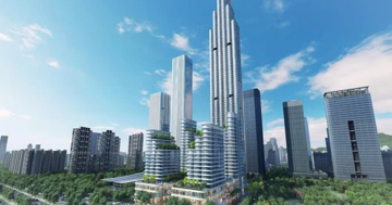 Sắp khánh thành tòa nhà chọc trời cao gần 400m: Kiến trúc xếp tầng độc đáo, là không gian làm việc cho 13.000 người