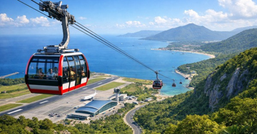 Việt Nam dự kiến có tuyến cáp treo trên đảo, kết nối đến sân bay xây từ thời Pháp thuộc