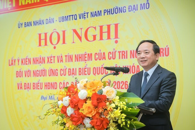 Ông Trịnh Văn Quyết, Ủy viên Bộ Chính trị, Bí thư Trung ương Đảng, Trưởng Ban Tuyên giáo và Dân vận Trung ương phát biểu tại hội nghị. Ảnh: PV. tienphong-82tvq.jpg