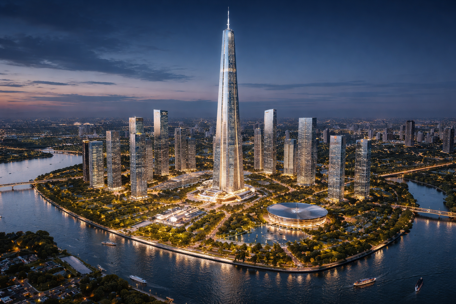 Việt Nam dự kiến xây tòa nhà chọc trời 500m cao 99 tầng: Vượt mặt Landmark 81, tọa lạc bên trong trung tâm tài chính quốc tế- Ảnh 1. Việt Nam dự kiến xây tòa nhà chọc trời 500m cao 99 tầng: Vượt mặt Landmark 81, tọa lạc bên trong trung tâm tài chính quốc tế- Ảnh 1.