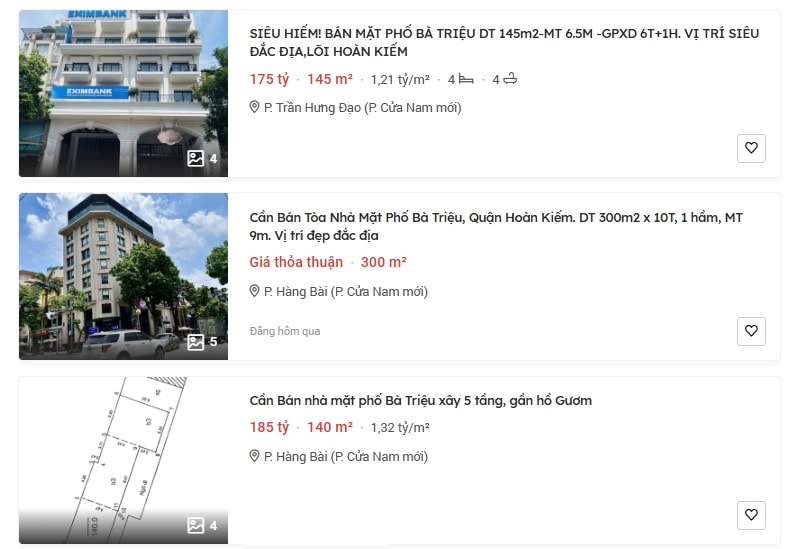 Giá đất trung tâm Hà Nội tiếp tục tăng mạnh, nhiều khu vực đạt trên 1 tỷ/m2- Ảnh 1. Giá đất trung tâm Hà Nội tiếp tục tăng mạnh, nhiều khu vực đạt trên 1 tỷ/m2- Ảnh 1.