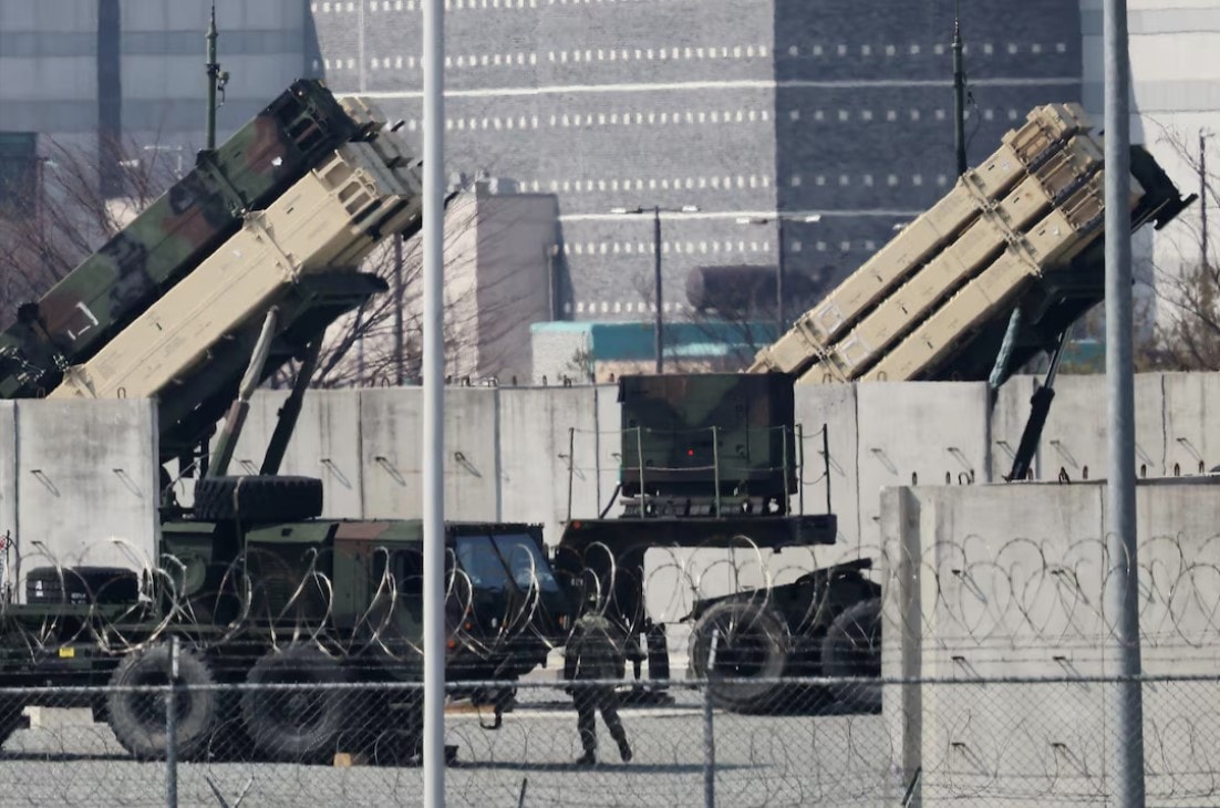 Hệ thống phòng thủ tên lửa Patriot của Mỹ tại căn cứ Pyeongtaek, Hàn Quốc. (Ảnh: Reuters) phong-thu-ten-lua.jpg