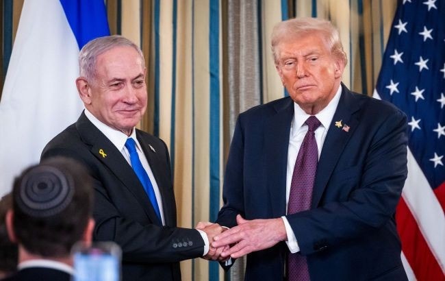 Thủ tướng Israel Benjamin Netanyahu và Tổng thống Mỹ Donald Trump (Ảnh: Getty Images) myis.jpg