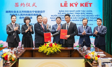 Tập đoàn xây dựng hàng đầu Trung Quốc cam kết rót 3,5 tỷ USD vào tỉnh sắp có sân bay lớn nhất miền Bắc