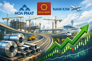 Hạ tầng tăng tốc, thép hưởng lợi: Cơ hội lớn cho Hoà Phát, Hoa Sen, Nam Kim...