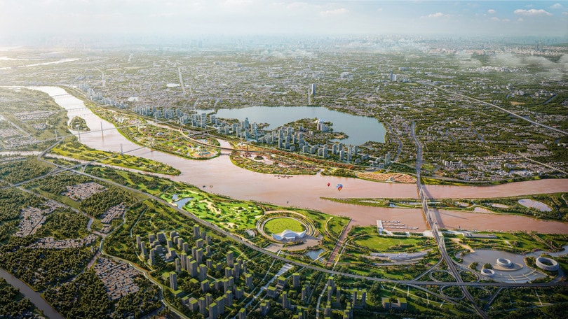 Liên danh Đại Quang Minh gửi đề xuất khi tiến độ quy hoạch sông Hồng chậm trễ- Ảnh 2. Liên danh Đại Quang Minh gửi đề xuất khi tiến độ quy hoạch sông Hồng chậm trễ- Ảnh 2.