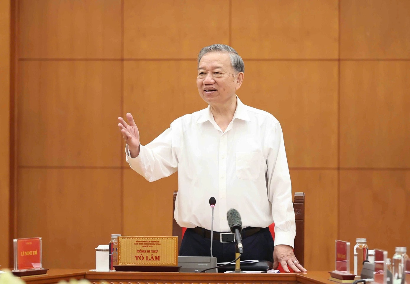 Tổng Bí thư Tô Lâm phát biểu tại cuộc họp. Ảnh: TTXVN. tienphong-183bcda.jpg