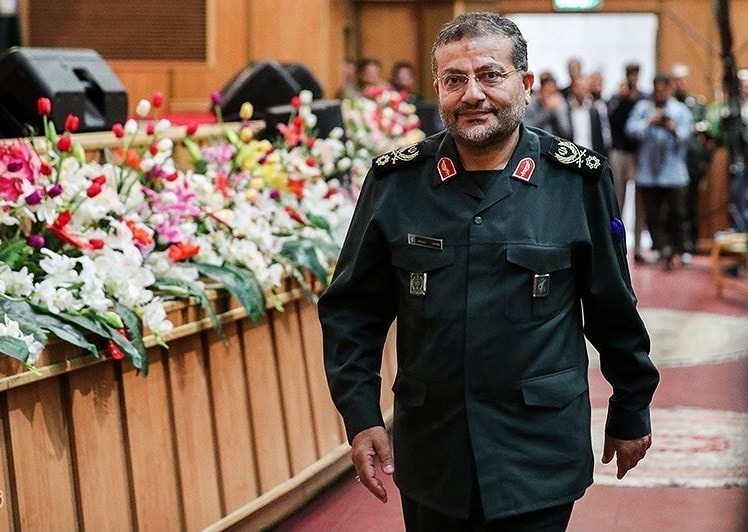 Ông Gholamreza Soleimani - chỉ huy lực lượng dân quân Basij. Ảnh: Tasnim. iran-2.jpg