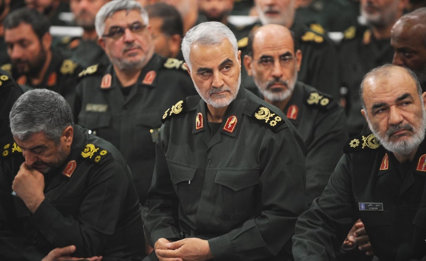 Tướng Qasem Soleimani - chỉ huy Lực lượng đặc nhiệm Quds thuộc Lực lượng Vệ binh Cách mạng Hồi giáo Iran. Ảnh: INSS. iran-3.jpg