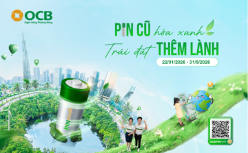 Hàng ngàn khách hàng hưởng ứng chiến dịch thu gom pin cũ giai đoạn 2 của OCB