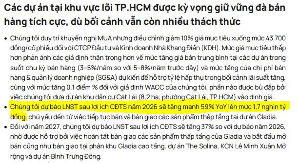 Khang Điền (<a style='text-decoration: none;' href='/KDH'>KDH</a>) kỳ vọng lợi nhuận bứt phá gần 60% trong năm 2026 với 'quân bài' Gladia- Ảnh 1.