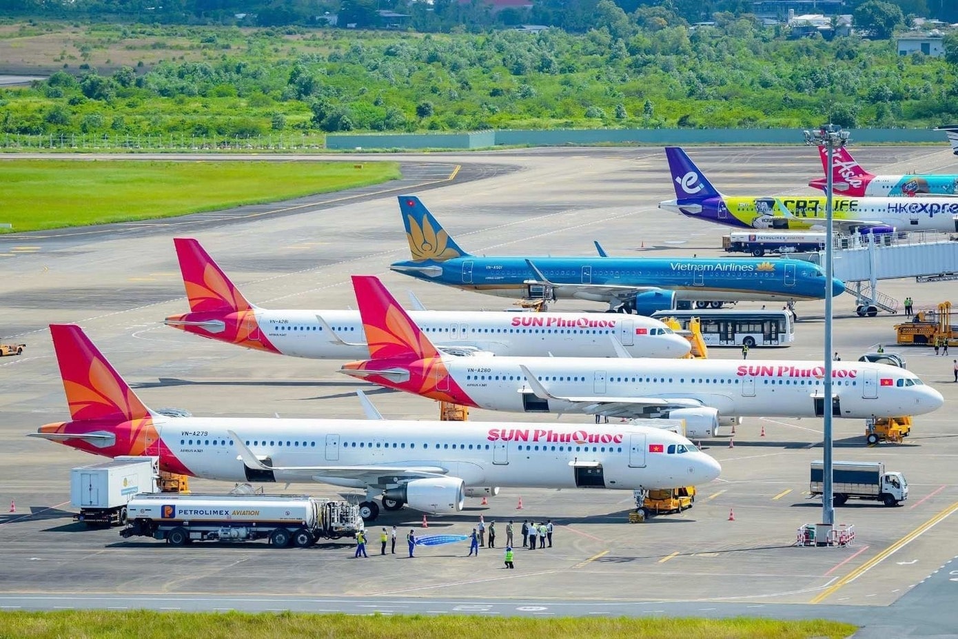 Máy bay của hãng Sun PhuQuoc Airways. Nguồn ảnh: Sun Group Máy bay của hãng Sun PhuQuoc Airways. Nguồn ảnh: Sun Group