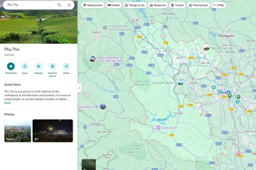 Google Maps đã cập nhật bản đồ 34 tỉnh thành mới của Việt Nam