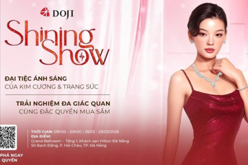 Sau thành công tại Hải Phòng, triển lãm trang sức DOJI Shining Show chuẩn bị đổ bộ Đà Nẵng