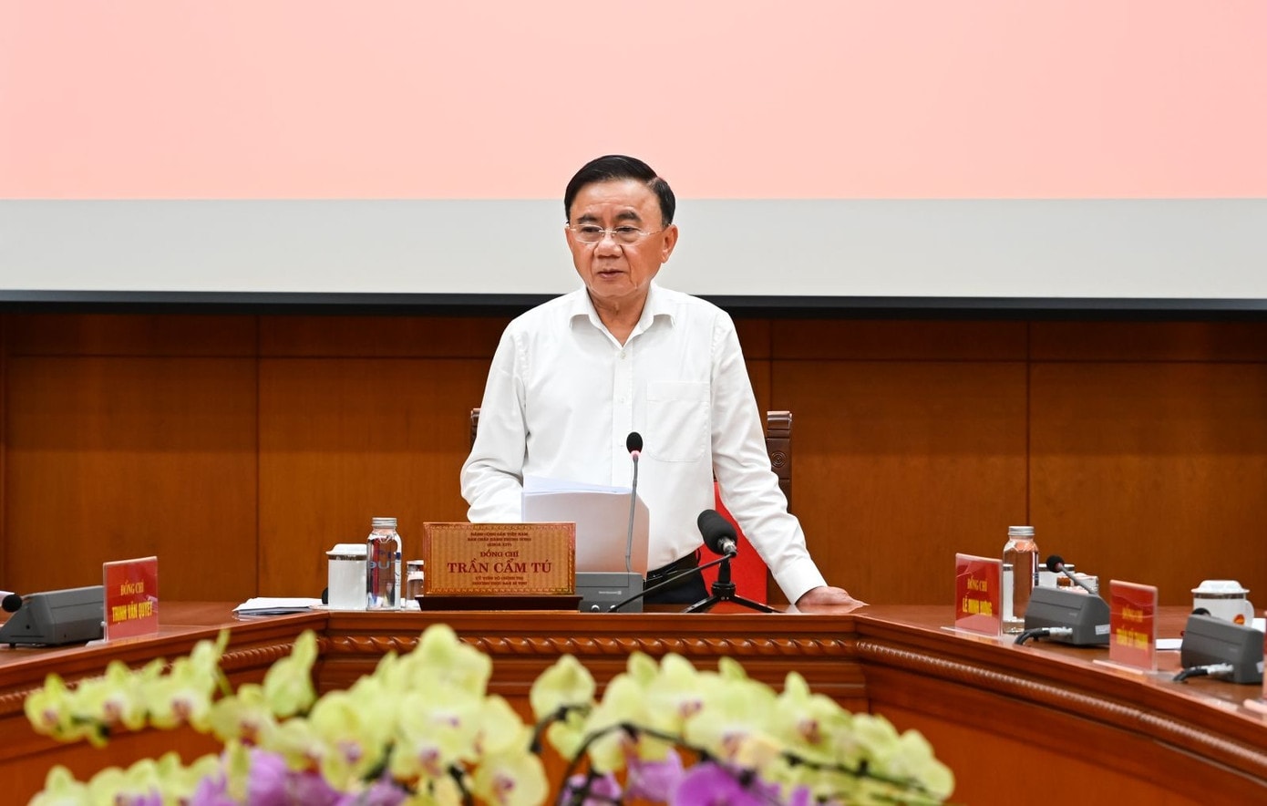 Thường trực Ban Bí thư Trần Cẩm Tú. Ảnh: PV. tienphong-193ttbbt1.jpg